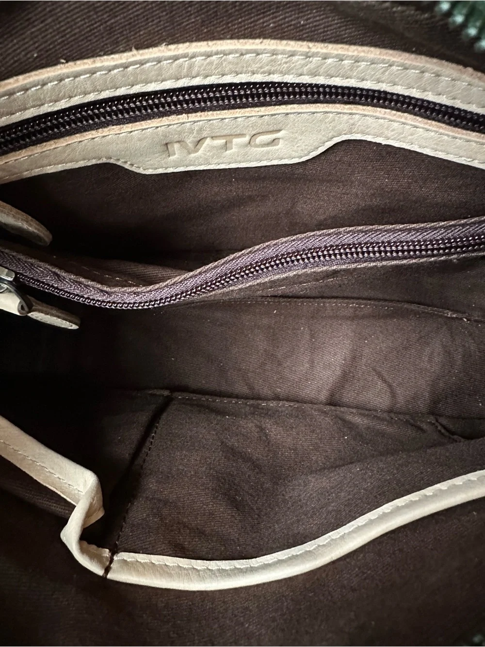 IVTG Real Leather Shoulder Bag NWT